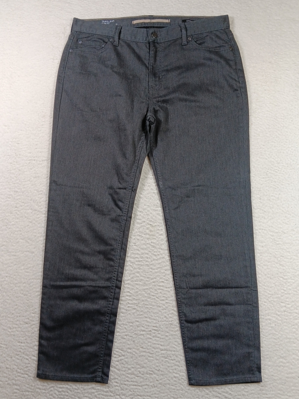 Banana Republic Jeans Mens 35x30 Gray Travel Jean Slim Fit Stretch Casual
